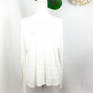 Vince Long sleeve white tee